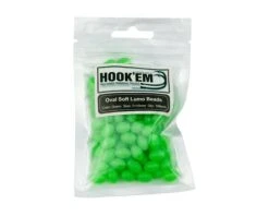 Hookem Soft Glow Beads 16 Hookem Soft Glow Beads -Pro Fishing Shop 10mmgreen