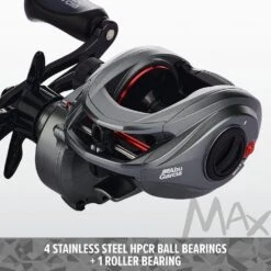 Abu Garcia Max 4 Pro Baitcaster 17 Abu Garcia Max 4 Pro Baitcaster -Pro Fishing Shop AbuGarica Max4 40 LP Bearing info