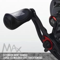 Abu Garcia Max 4 Pro Baitcaster 22 Abu Garcia Max 4 Pro Baitcaster -Pro Fishing Shop AbuGarica Max4 40 LP Handle info
