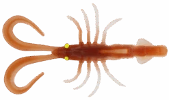 Samaki Boom Bait Spider Prawn -Pro Fishing Shop Boom Bait Spider Prawn Pearl Brown