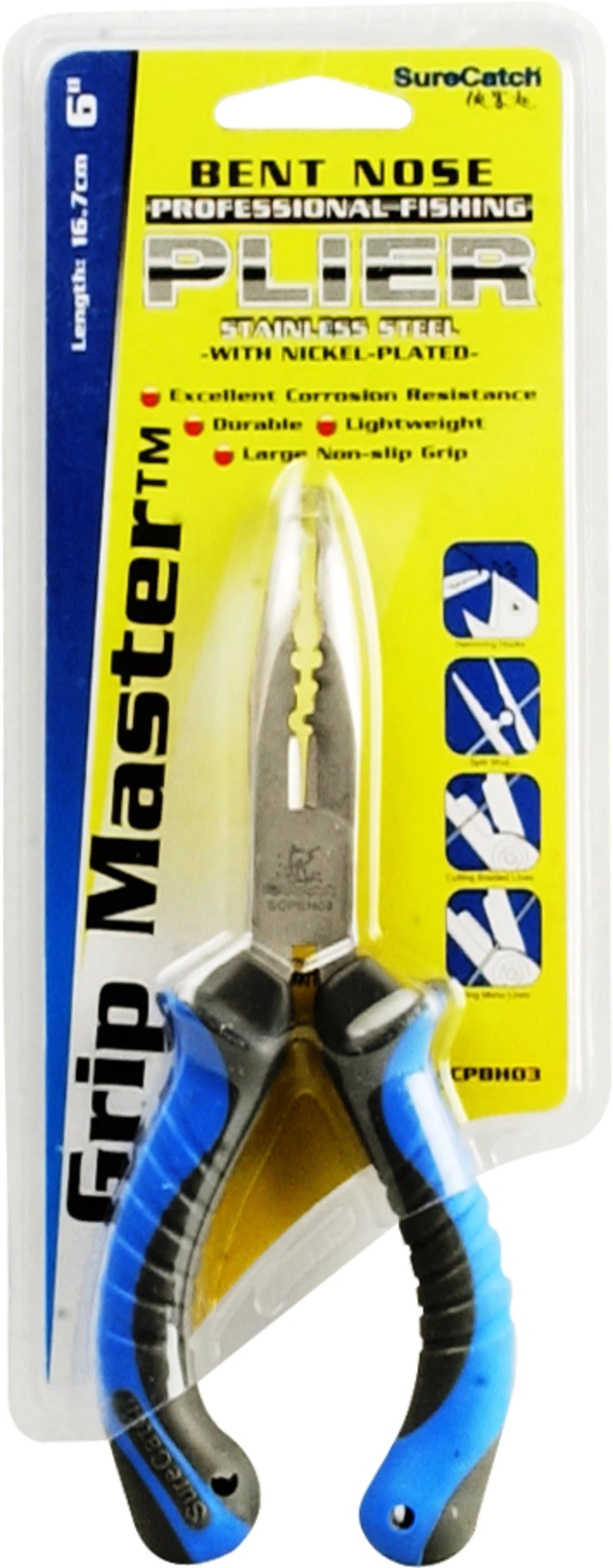 Sure Catch 6inch Bent Nose Multi Plier SCPH03 Grip Master 4 Sure Catch 6inch Bent Nose Multi Plier SCPH03 Grip Master - Image 4