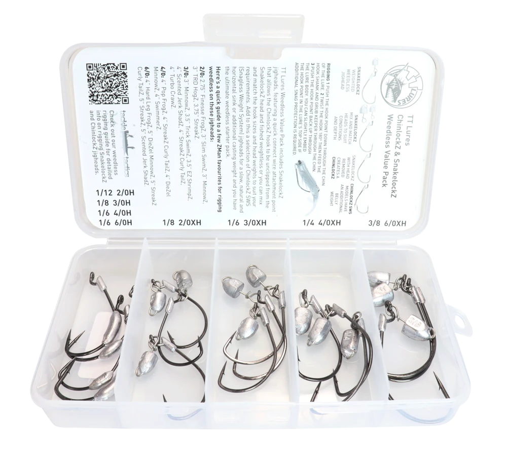 Tackle Tactics Weedless Rig Jig Head Value Pack 2 Tackle Tactics Weedless Rig Jig Head Value Pack - Image 2