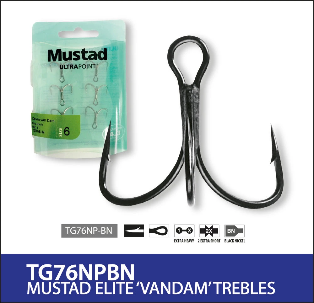 Mustad TG76 KVD Treble 2 Mustad TG76 KVD Treble - Image 2