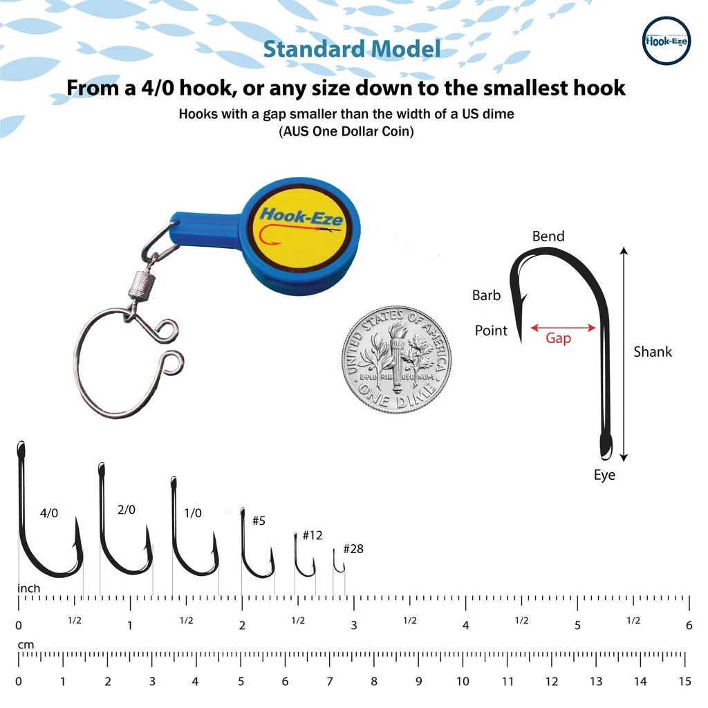 HOOK-EZE KNOT TYING TOOL (TWIN PACK) 1 HOOK-EZE KNOT TYING TOOL (TWIN PACK)