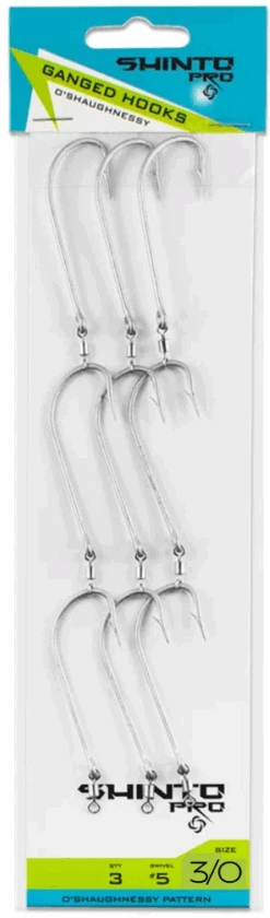 Shinto Pro Ganged Hook Swivel OShaughnessy 11 Shinto Pro Ganged Hook Swivel OShaughnessy -Pro Fishing Shop oshaun30