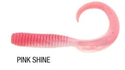 Berkley Gulp 6 Inch Grub Tail -Pro Fishing Shop pink shine