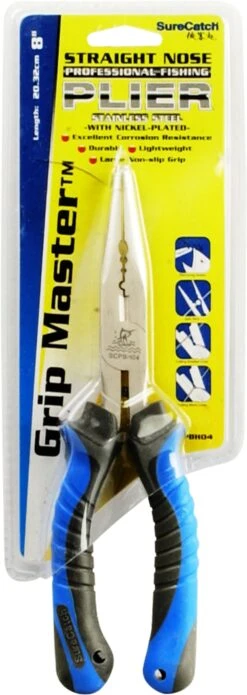 Sure Catch 6inch Bent Nose Multi Plier SCPH03 Grip Master 7 Sure Catch 6inch Bent Nose Multi Plier SCPH03 Grip Master -Pro Fishing Shop straight nose 8inch