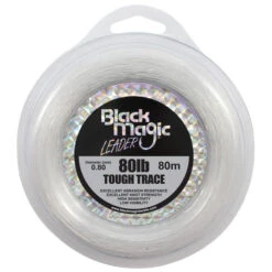 Black Magic Mono Leader Tough 11 Black Magic Mono Leader Tough -Pro Fishing Shop tough trace leader 80lb new label